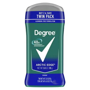 �f�B�O���[ �����Y �f�I�h�����g�X�e�B�b�N �A�[�N�e�B�b�N�G�b�W 85g 2�{�Z�b�g Degree Long Lasting Men's Deodorant Stick Twin Pack, Arctic Edge, 3 oz �y�����񂹏��i�z