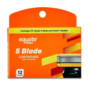 �G�N�G�[�g �����Y 5���n �֐n 12�� Equate 5 Blade Cartridges with Trimmer, 12 Count �y�����񂹏��i�z