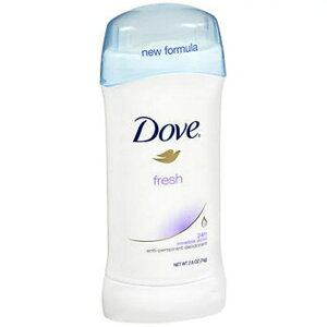 �_�� �����p ���c�肵�ɂ����Ō`�^�C�v�f�I�h�����g�X�e�B�b�N �t���b�V���̍� 74g Dove Invisible Solid Women's Deodorant Stick Fresh All Skin, 2.6 oz �y�����񂹏��i�z