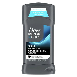 �_�� ����+�P�A �f�I�h�����g�X�e�B�b�N �j���p �X�e�C���f�B�t�F���X �N���[�� 76g Dove Men+Care Deodorant Stick for Men, Anti-white Marks Stain Defense Clean, 2.7 oz �y�����񂹏��i�z