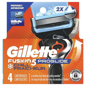 �W���b�g �v���O���C�h �`�� �֐n �j���p�J�~�\���֐n 4�� Gillette ProGlide Chill Razor Refills for Men, 4 Blade Refills �y�����񂹏��i�z