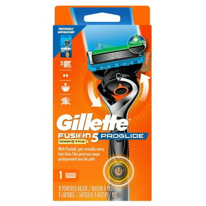 �W���b�g �t���[�W����5 �v���O���C�h �p���[ �����Y�J�~�\�� �{�� �֐n1�t �u���[ Gillette Pro Glide Power Men's Razor Handle + 1 Blade Refill, Blue �y�����񂹏��i�z