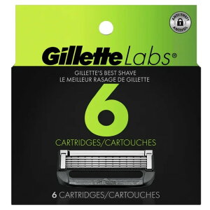 �W���b�g ���{ �����Y�J�~�\���֐n �p���P�A�o�[�t�� 6�Z�b�g Gillette Labs Men's Razor Blade Refills with Exfoliating Bar, 6 Refills �y�����񂹏��i�z