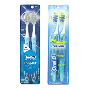 �I�[����B �d�����u���V ��l�p �o�b�e���[ �\�t�g 2�{ Oral-B Pulsar Soft Bristle Toothbrush Twin Pack�y�����񂹏��i�z