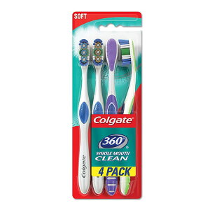 �R���Q�[�g 360 ���u���V ��l�p �\�t�g 4�{�Z�b�g Colgate 360 Toothbrush Soft 4 Count�y�����񂹏��i�z