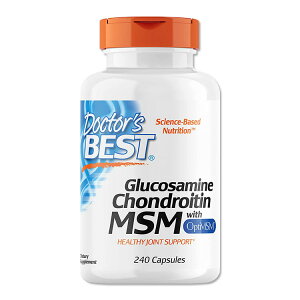 �h�N�^�[�Y�x�X�g �O���R�T�~�� �R���h���C�`�� MSM 240�� �J�v�Z�� Doctor's Best Glucosamine Chondroitin MSM