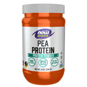NOW Foods �s�[�v���e�C�� �A���t���[�o�[ 340g �p�E�_�[ �i�E�t�[�Y Pea Protein Unflavored Powder 12oz. �i�E�X�|�[�c nowsports