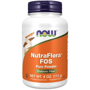 �i�E�t�[�Y �j���[�g���t���[�� �s���A�p�E�_�[ 113g (4oz) NOW Foods NUTRAFLORA FOS POWDER �T�v�������g ���� �t���N�g�I���S�� �H���@��