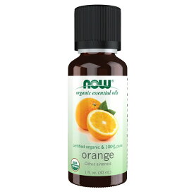 100％ピュア オーガニック オレンジ エッセンシャルオイル 30ml NOW Foods(ナウフーズ)