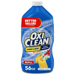 �I�L�V�N���[�� ����p�V�~������ �l�ߑւ��p ��1.65L OxiClean Laundry Stain Remover Refill, 56 fl oz �y�����񂹏��i�z