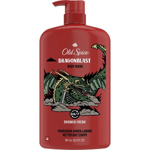 �I�[���h�X�p�C�X �{�f�B�E�H�b�V�� �t�H�[���� �h���S���u���X�g ��946g Old Spice Body Wash for Men Dragonblast 33.4 oz �y�����񂹏��i�z