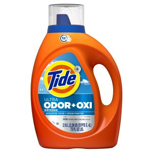 �^�C�h �E���g���I�h�[���f�B�t�F���X�v���X �I�L�V �t�̐����� 2.16L 52�� Tide Ultra Odor Defense Plus Oxi Liquid Laundry Detergent, 73 fl oz, 52 Loads �y�����񂹏��i�z