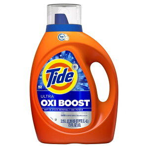 �^�C�h �E���g�� �I�L�V �u�[�X�g �t�̐����� 2.15L 52�� Tide Ultra Oxi Boost Liquid Laundry Detergent, Advanced Stain Remover, 73 fl oz, 52 Loads �y�����񂹏��i�z
