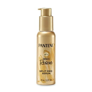 �p���e�[�� �w�A�Z���� �_���[�W�w�A�p �X�v���b�g�G���h�P�A �~���N�����X�L���[ 95mL Pantene Hair Serum, Split Ends Hair Treatment, for Damaged Hair, Miracle Rescue, 3.2 oz �y�����񂹏��i�z