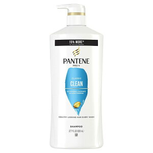 �p���e�[�� �v���u�C �N���V�b�N�N���[�� �V�����v�[ �S�����Ή� 820mL Pantene Pro-V Classic Clean Shampoo, All Hair Types, 27.7 fl oz �y�����񂹏��i�z