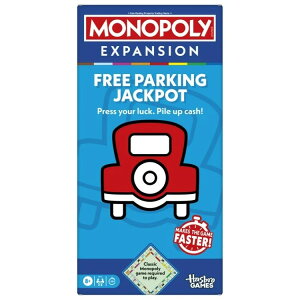 ���m�|���[ �t���[�p�[�L���O �W���b�N�|�b�g �g���Z�b�g �N���V�b�N�Ή� 8�Έȏ� Monopoly Free Parking Jackpot EXPANSION, Add to Classic Monopoly Game for Kids Ages 8 and up �y�����񂹏��i�z