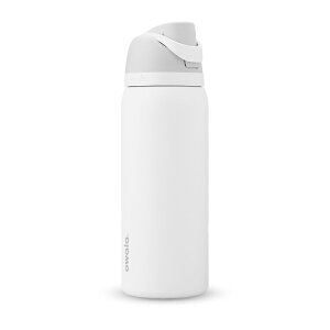 �I���� �t���[�V�b�v �X�e�����X�X�`�[�� �E�H�[�^�[�{�g�� ��946mL �V���C�}�V���}�� Owala FreeSip Stainless Steel Water Bottle, 32oz, Shy Marshmallow �y�����񂹏��i�z