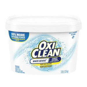 �I�L�V�N���[�� �z���C�g���o�C�u �ߗޗp�Y�����V�~���p�E�_�[ ��1.36kg OxiClean White Revive Laundry Whitener and Laundry Stain Remover Powder, 3 lb �y�����񂹏��i�z