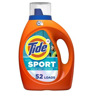 �^�C�h �E���g���X�|�[�c �t�̐����� ���E����΍� 2.16L 52�� Tide Ultra Sport Liquid Laundry Detergent, 73 fl oz, 52 Loads �y�����񂹏��i�z
