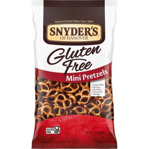 �X�i�C�_�[�Y �I�u �n�m�[�o�[ �O���e���t���[�~�j�v���b�c�F�� 226g Snyder's of Hanover, Gluten Free Mini Pretzels, 8 Oz �y�����񂹏��i�z