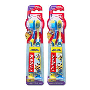 �R���Q�[�g �q���p ���u���V �G�N�X�g���\�t�g �~�j�I�� 4�{���� 5�Έȏ� Colgate Kids Toothbrush with Extra Soft Bristles