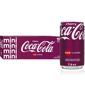 �R�J�E�R�[�� �`�F���[�R�[�N�~�j�� 10�ʃZ�b�g Cherry Coke Mini-can, 10 pack 7.5oz�y�����񂹏��i�z