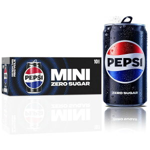 �y�v�V �[���V���K�[ �R�[�� �\�[�_�|�b�v Pepsi Zero Sugar Cola Soda Pop, 7.5 Ounce Mini Cans, (10 Pack) �y�����񂹏��i�z