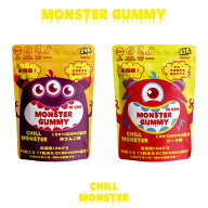 【公式】CHILL MONSTER チルモンスター MONSTER GUMMY モンスターグミ 青リンゴ味 コーラ味 5粒入り 10粒…