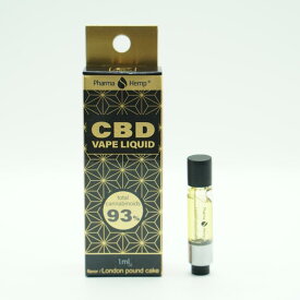 CBD フルヘンプリキッド PharmaHemp ファーマヘンプ フルヘンプカートリッジ カートリッジ93% トータルカンナビノイド930mg 1.0ml 2フレーバー