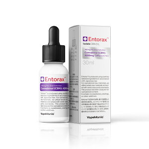 CBN �I�C�� CBG �I�C�� �I�ׂ� VapeMania Entorax 30ml �����Z�x�I�C�� �Z�x14%�J���i�r�m�C�h4200mg�z�� ���{�� ���F���� �������ܖ� �m���t���[�o�[ �o���ێ� �㉺ ���ݕ� �h���b�v drop �X�g���X �Q��