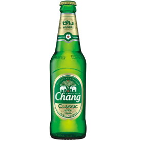 ＜タイで人気のビール！＞　チャーン　クラシック　ラガー　ビール　5.0％　320ml　瓶タイプ　タイ　正規輸入品　ビール