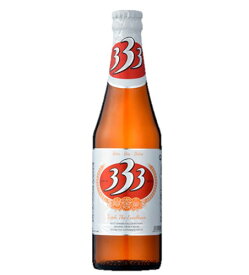 333 ＜バーバーバー＞（瓶） ビール　5.0％　355ml　ペールラガー タイプ　ベトナム