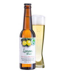レモンビール 4.0％　330ml　カクテルビール タイプ　＜ボトルデザインが変わる場合がございます＞