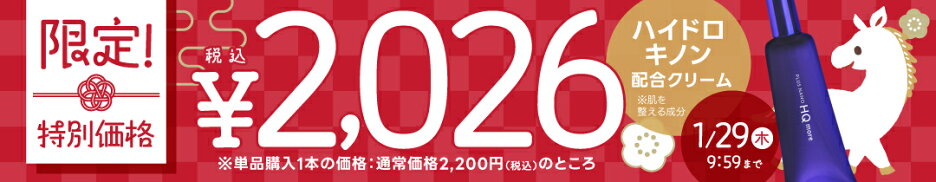 プラスナノHQモア【期間限定！特別価格】1/29日まで！