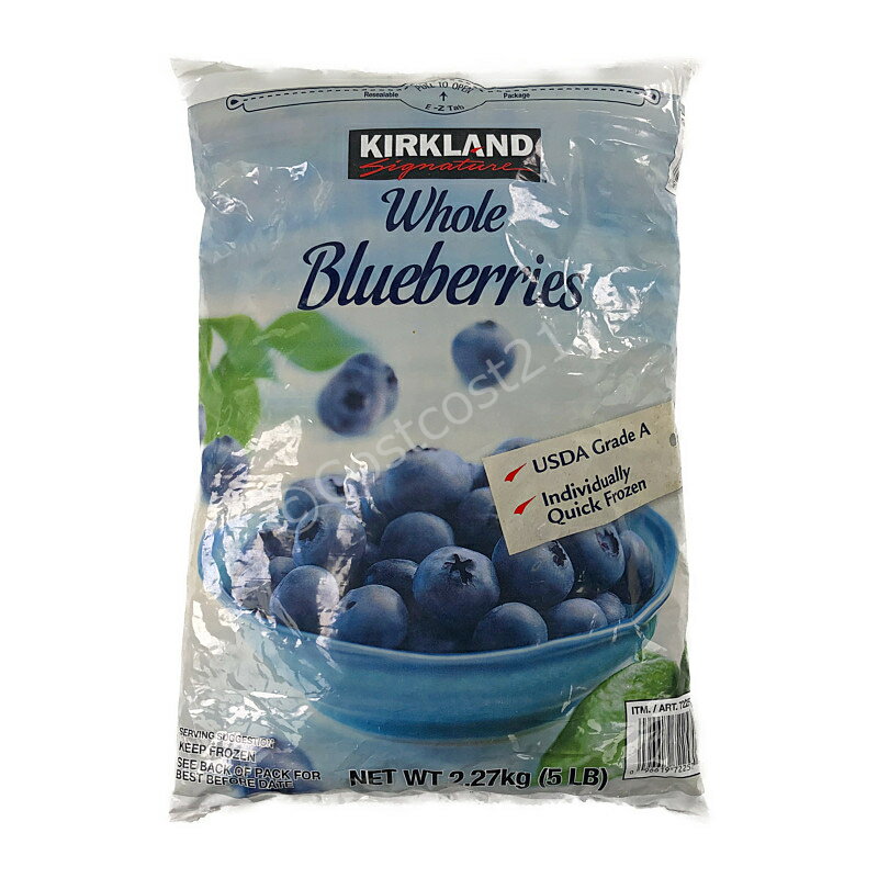2.27kg　カークランド　Blueberries　冷凍ブルーベリー　正規激安　フルーツ・果物　Whole　5LB