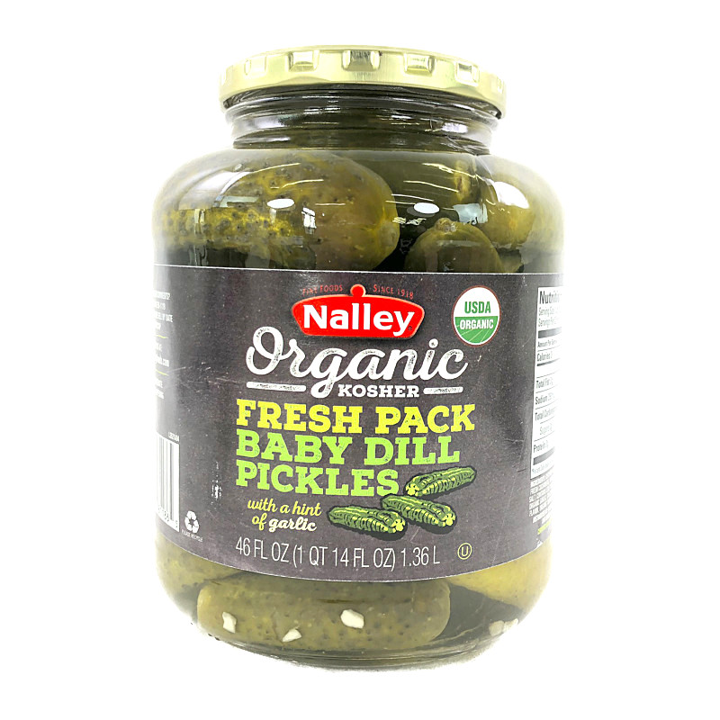 オーガニック ピクルス 1.36kg Nalley Babi Dill Organic Pickles