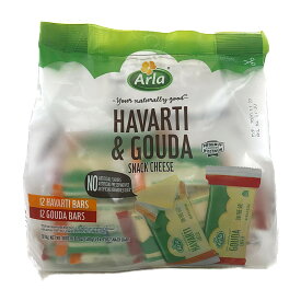 ハバティ & ゴーダ スナックチーズ 24個入り 510g Arla Dofino Havarti & Gouda