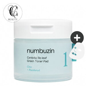 �y���K�i�z�i���o�[�Y�C�� 1�� �V�J �K���N�g�i�[ �O���[�� �p�b�h 70�� 190ml numbuzin No.1 Centella Re-Leaf Green Toner Pads �؍��R�X�� �X�L���P�A �g�i�[�p�b�h �ێ� ���邨��
