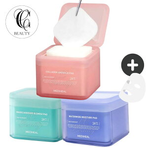 【正規品】【選べる3種】大容量100枚 パッド / ウォーターマイドモイスチャー・マデカソサイドブレミッシュ・コラーゲンアンプル / 保湿 鎮静ケア ハリ ツヤ キメ整える 乾燥肌 敏感肌 韓国