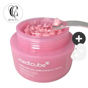 【正規品】メディキューブ PDRN カプセルクリーム 50ml / ハリ 弾力 ツヤ 高保湿 キメ整える 潤いケア バリアサポート 乾燥肌 敏感肌対応 エイジングケア 韓国コスメ スキンケア フェイスクリ