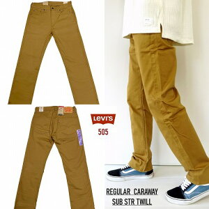 SALE!���[�o�C�X 505 �X�g���b�` �W�[���Y Levi's 505 REGULAR CARAWAY SLUB STR TWILL 505-1502