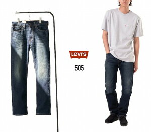 ���[�o�C�X 505 ���M�����[�t�B�b�g �W�[���Y �_�[�N�C���f�B�S �X�g���b�` �W�[���Y Levi's 505 REGULAR AMA SEQUOIA 00505-1552