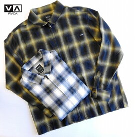 ルーカ 長袖 ロングスリーブシャツ ジップ ジャケット RVCA ABOBE SHIRT L/S Shirt BD041-103 送料無料!