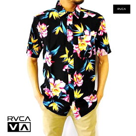 ルーカ RVCA アロハシャツ 半袖シャツ ショートスリーブシャツ レギュラーフィット AKORA FLORAL S/S Shirt BA041-130/S・M・L/ネコポスで送料無料!