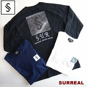 SALE!SURREAL S.U.R �V�������A�� �����O�X���[�u T�V���c ����T�V���c"THREE-S" L/S T-Shirt/�l�R�|�X����!