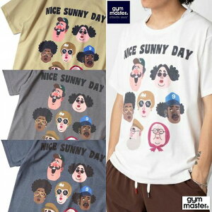�W���}�X�^�[ �v�����g ����T�V���c 5.8oz T/C�h���C gym master NICE SUNNY DAY S/S TEE G333727/�l�R�|�X����OK!