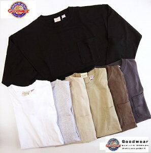Goodwear �O�b�h�E�F�A�[ �r�b�O�V���G�b�g �|�P�b�g �����O�X���[�u ����T ����T�V���c/Goodwear POCKET LONG SLEEVE TEE/2W7-5500