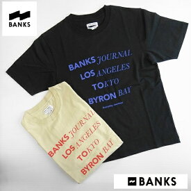SALE!バンクス BANKS ヘヴィーウエイト 半袖Tシャツ BANKS JOURNAL「LOCATOR」TEE SHIRT/ATS0618/メンズ レディース/ネコポス発送OK!