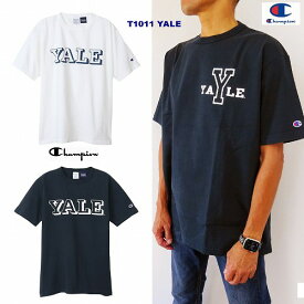 SALE!チャンピオン ティーテンイレブン （イェール大学）カレッジプリント ショートスリーブTシャツ CHAMPION T1011 YALE S/S Tee MADE IN USA C5-X302 ネコポス発送!