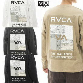 ルーカ 長袖Tシャツ ルーズシルエット ドロップショルダー RVCA FAKUE RVCAL L/S Tee/BE041-058/メンズ・レディース